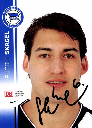 Autographe de Rudolf SKACEL Autographe de Rudolf SKACEL