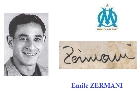 Autographe de Emile ZERMANI Autographe de Emile ZERMANI
