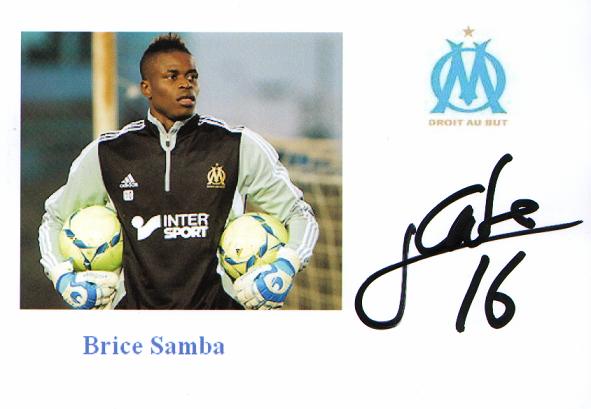 Autographe de Brice Junior SAMBA Autographe de Brice Junior SAMBA