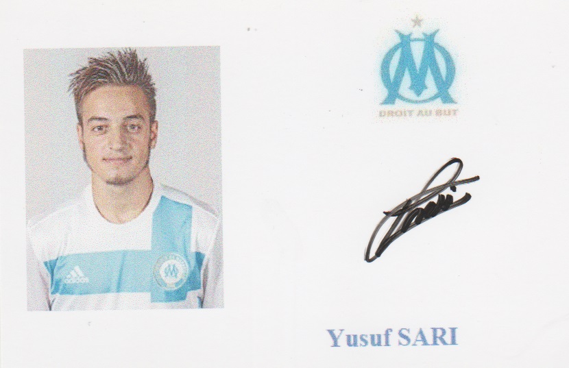Autographe de Yusuf SARI Autographe de Yusuf SARI