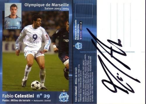 Autographe de Fabio CELESTINI Autographe de Fabio CELESTINI