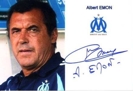Autographe de Albert EMON Autographe de Albert EMON