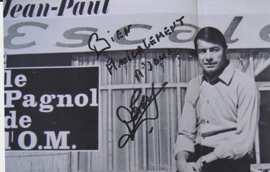 Autographe de Jean-Paul ESCALE Autographe de Jean-Paul ESCALE