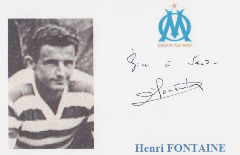 Autographe de Henri FONTAINE Autographe de Henri FONTAINE