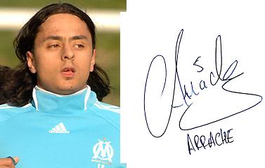 Autographe de Salim M'Hamed ARRACHE Autographe de Salim M'Hamed ARRACHE