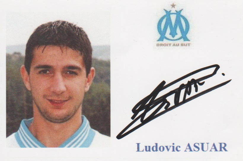 Autographe de Ludovic ASUAR Autographe de Ludovic ASUAR