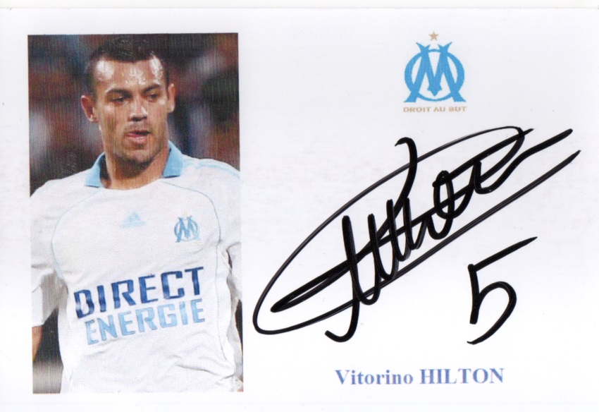 Autographe de Vitorino HILTON DA SILVA Autographe de Vitorino HILTON DA SILVA