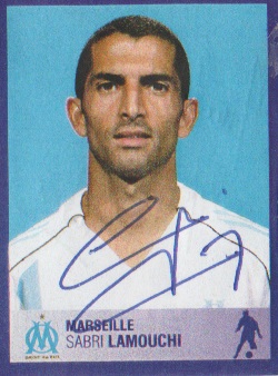Autographe de Sabri LAMOUCHI Autographe de Sabri LAMOUCHI