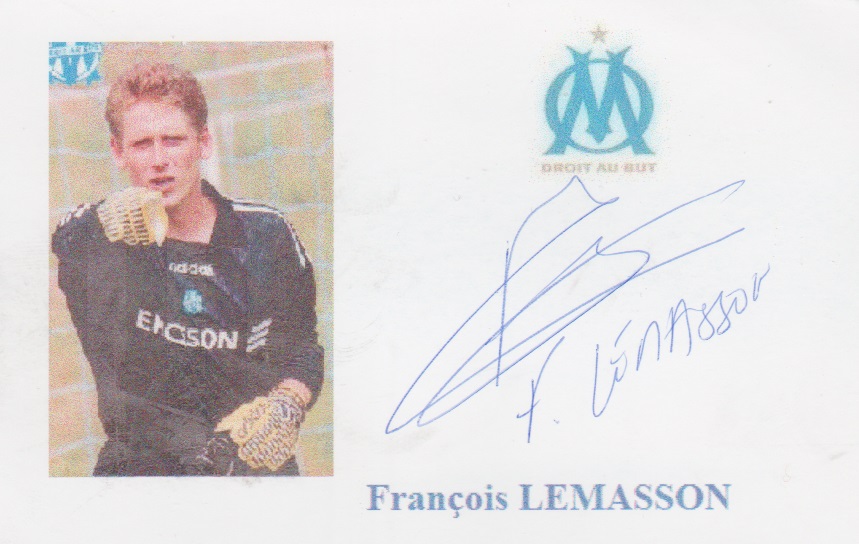 Autographe de François LEMASSON Autographe de François LEMASSON