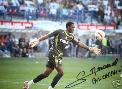 Autographe de Steve MANDANDA Autographe de Steve MANDANDA