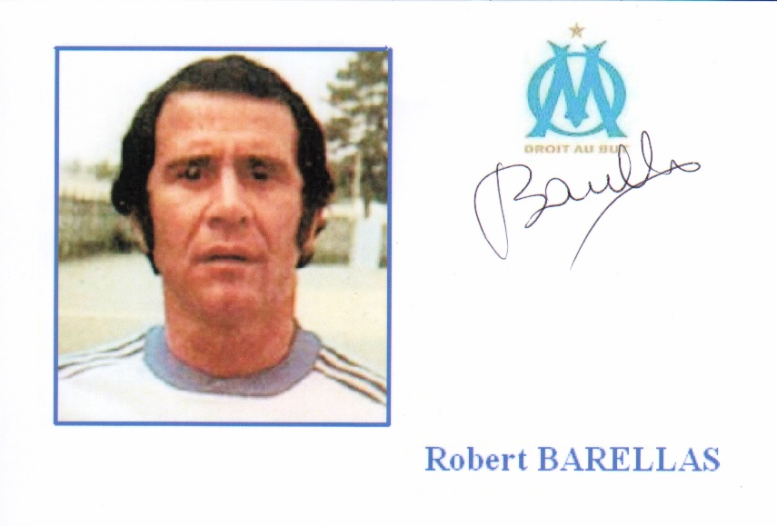 Autographe de Robert BARELLAS Autographe de Robert BARELLAS