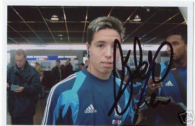 Autographe de Samir NASRI Autographe de Samir NASRI