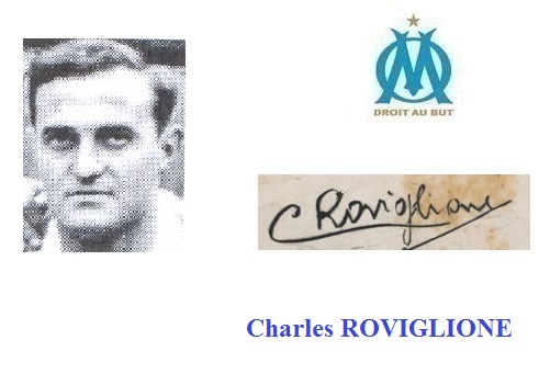 Autographe de Charles ROVIGLIONE Autographe de Charles ROVIGLIONE