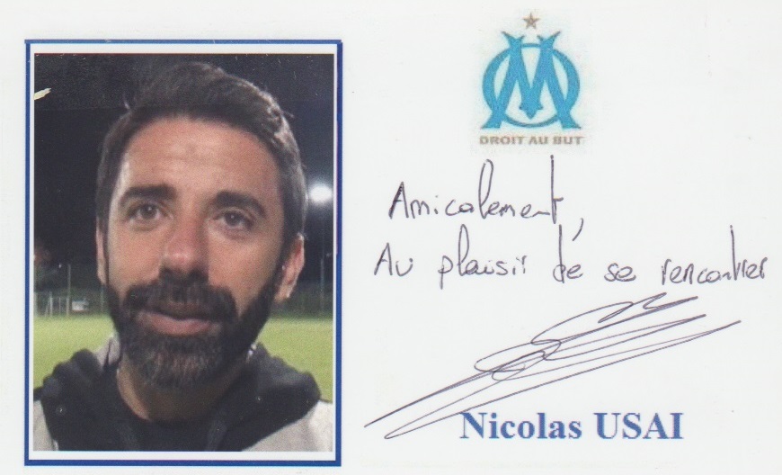 Autographe de Nicolas USAI