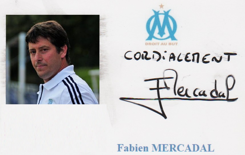 Autographe de Fabien MERCADAL
