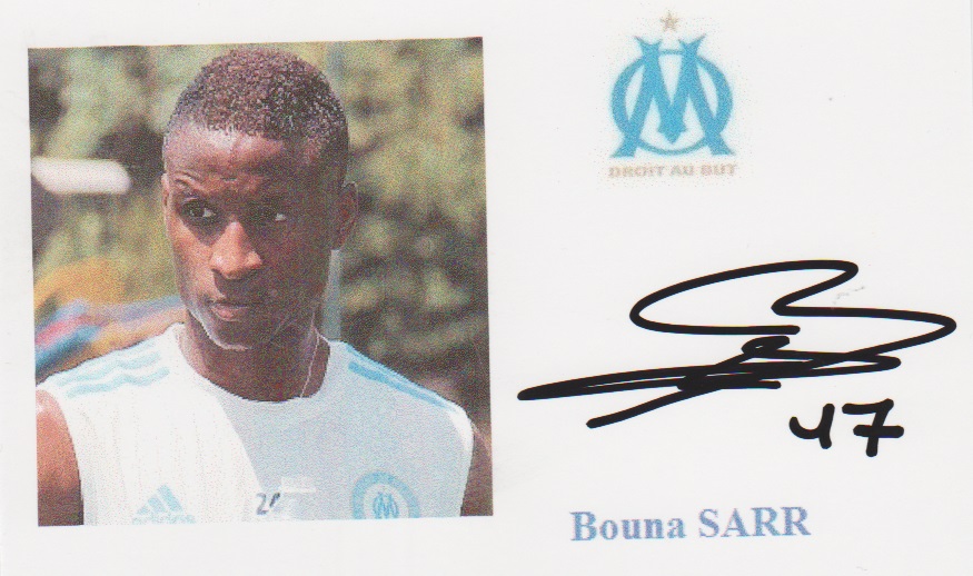 Autographe de Bouna SARR