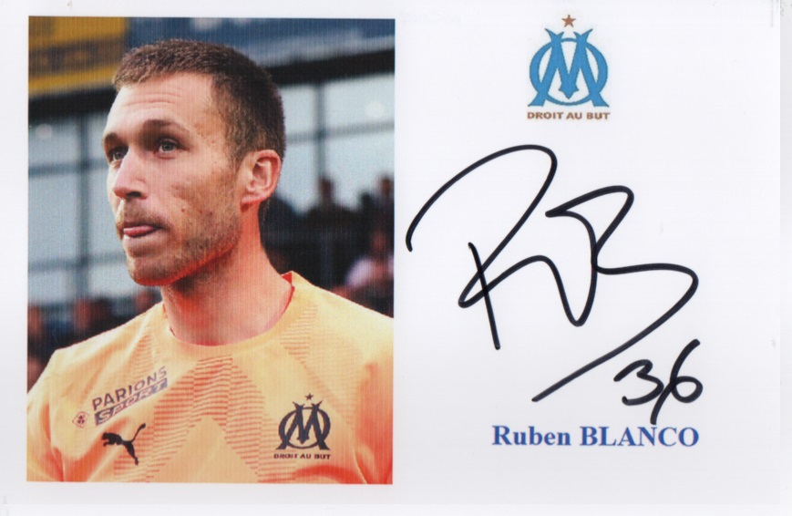 Autographe de Ruben BLANCO