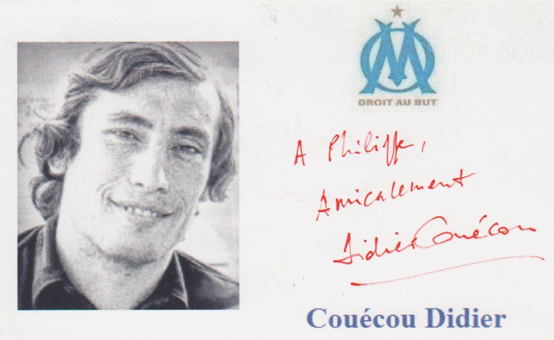 Autographe de Didier COUECOU