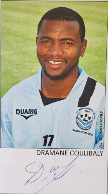 Autographe de Dramane COULIBALY Autographe de Dramane COULIBALY