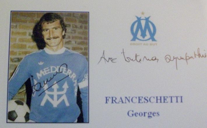 Autographe de Georges FRANCESCHETTI